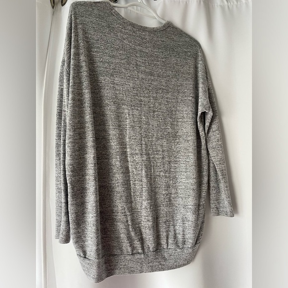 Aritzia Wilfred Free Arizona Heathered grey Jersey long sleeve top NWOT SIZE S - Picture 9 of 9